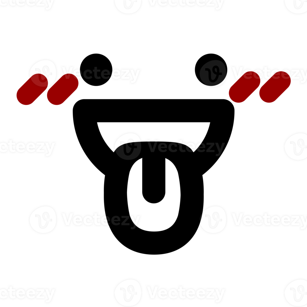 happy face sticking out tongue icon png