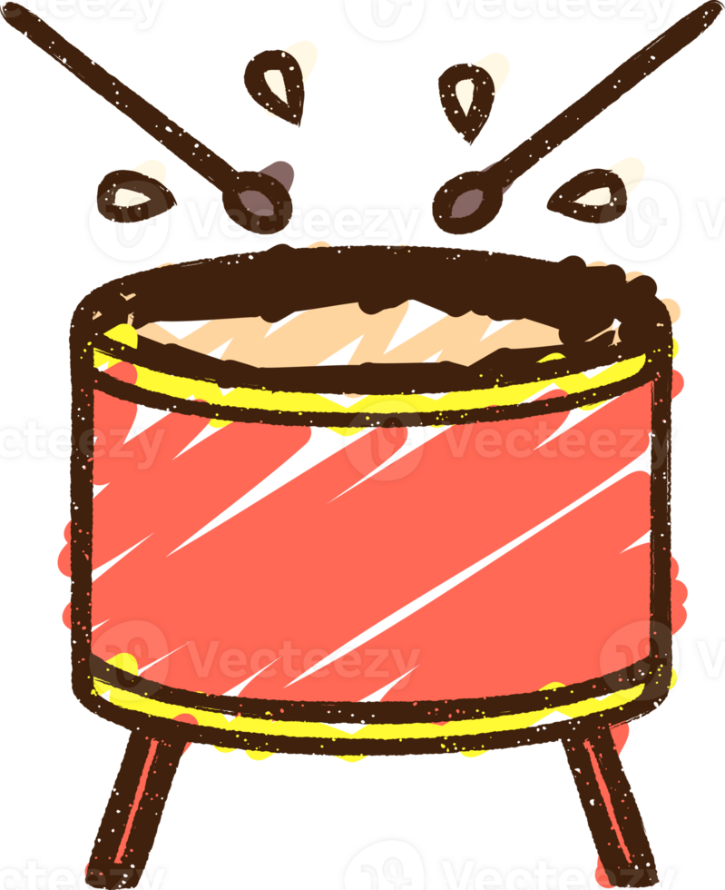Drum Chalk Drawing png