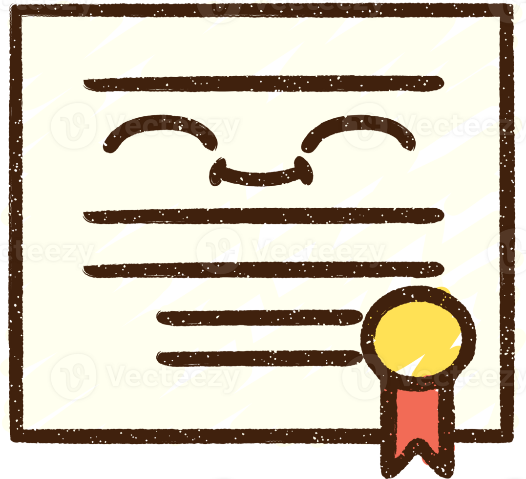 Certificate Chalk Drawing png