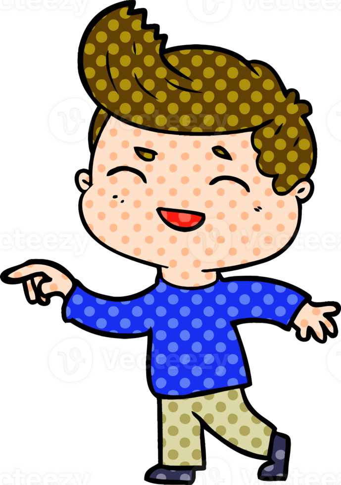 cartoon man laughing png