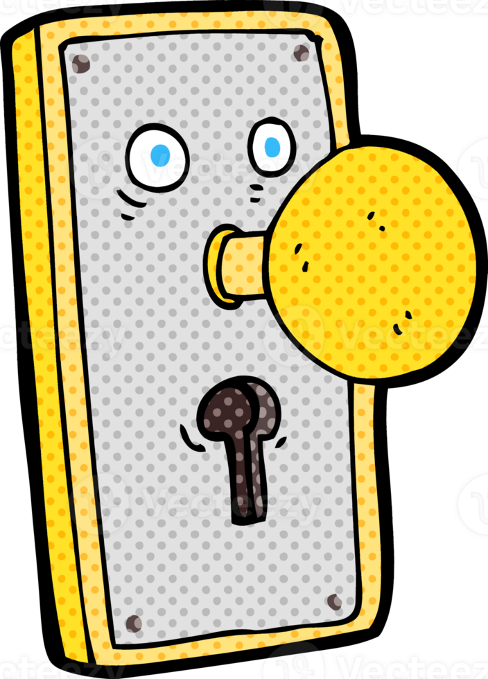 cartoon door knob png