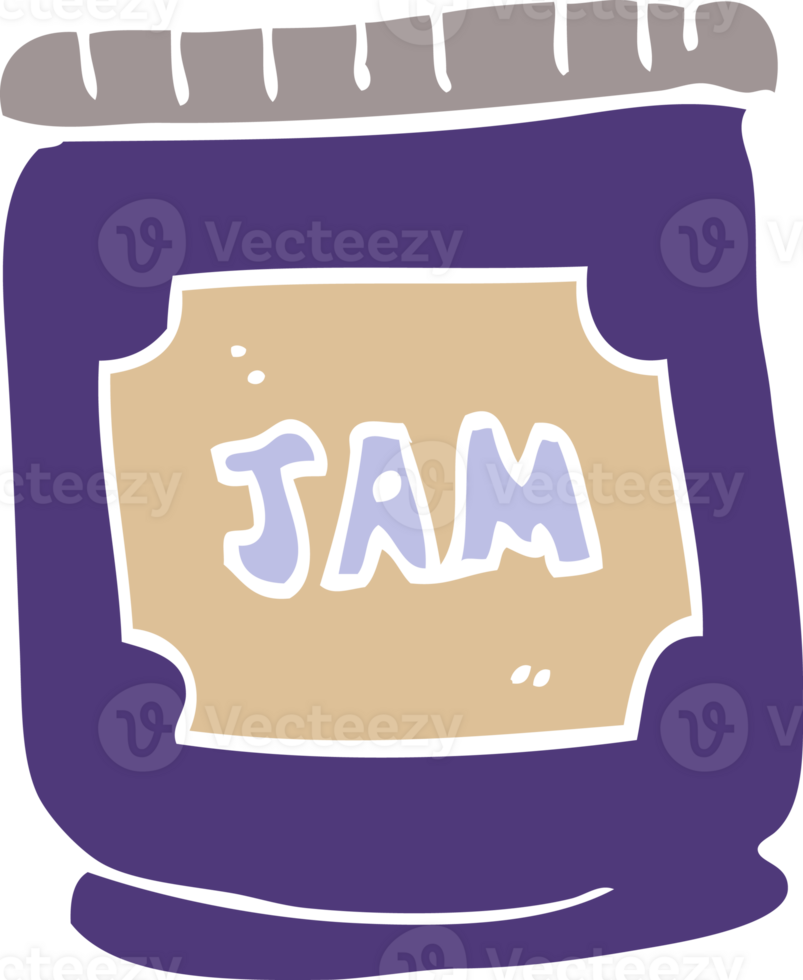 cartoon doodle jam pot png
