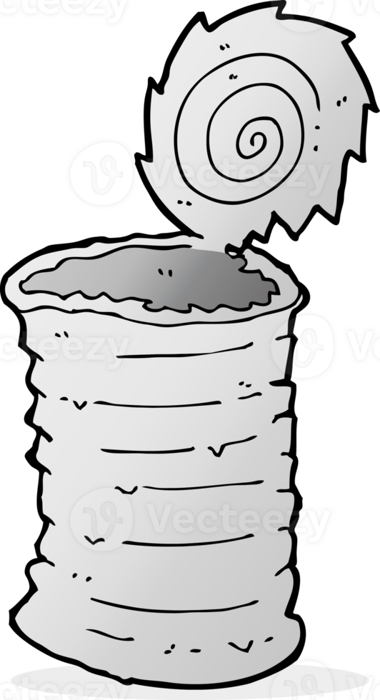 cartoon old tin can png