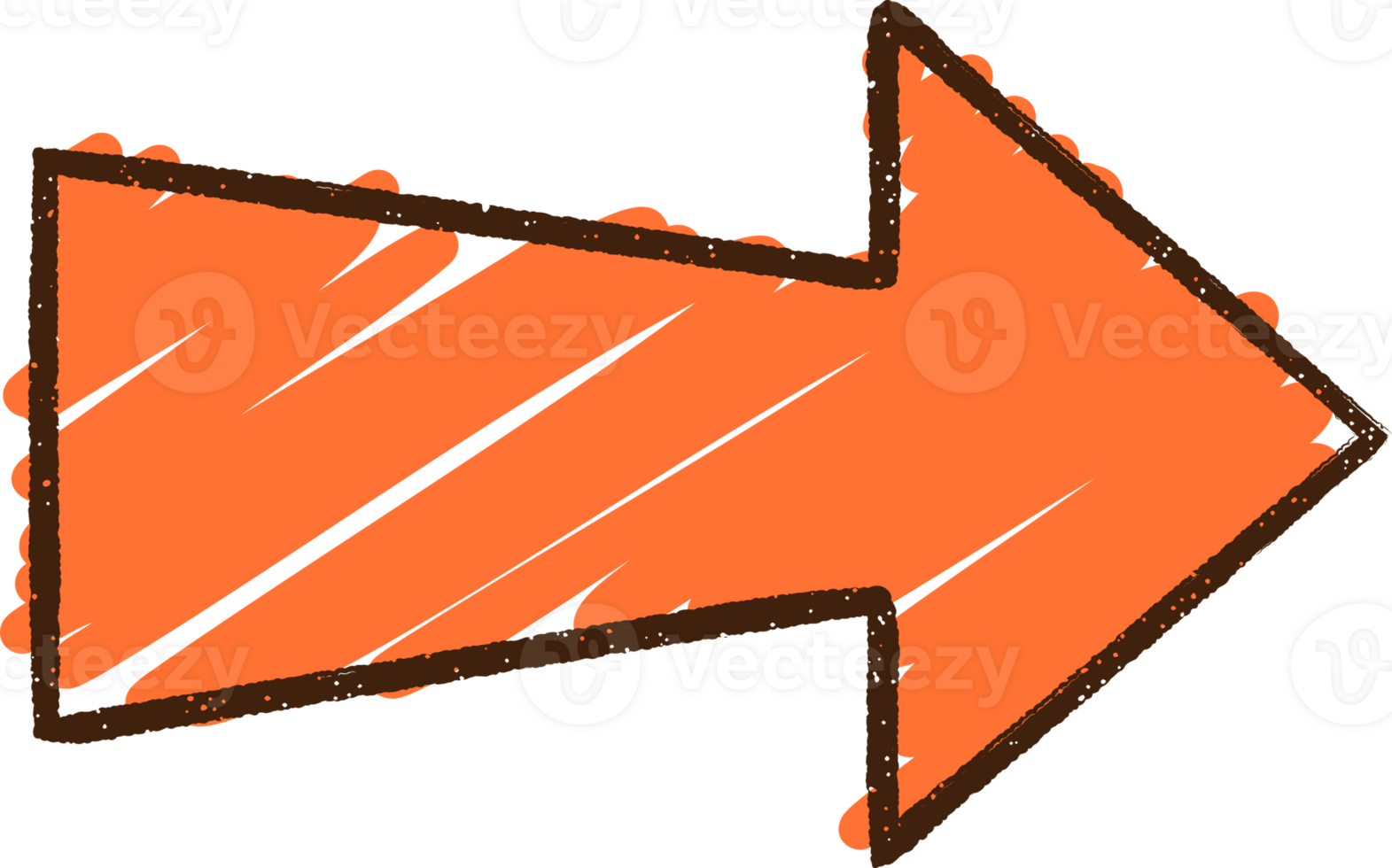 Pointing Arrow Chalk Drawing png