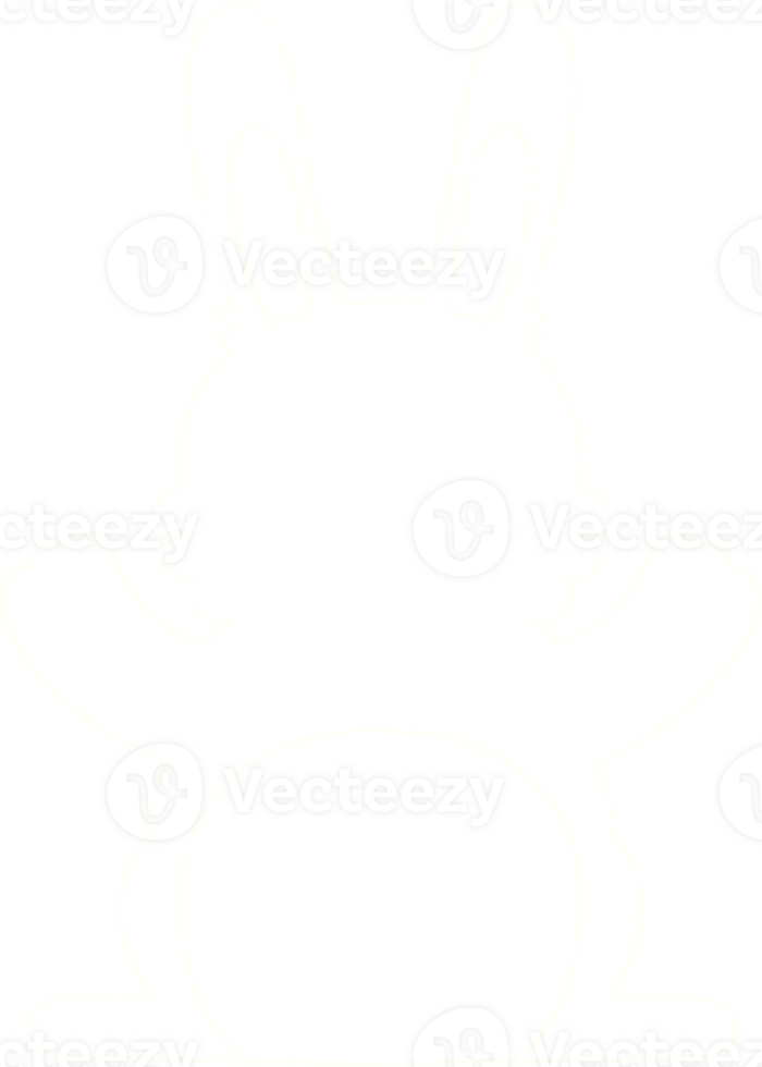 Rabbit Chalk Drawing png