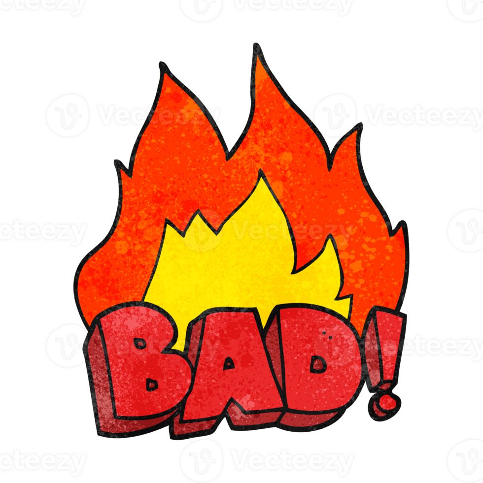 Hand gezeichnet Textur Karikatur Schlecht Symbol png