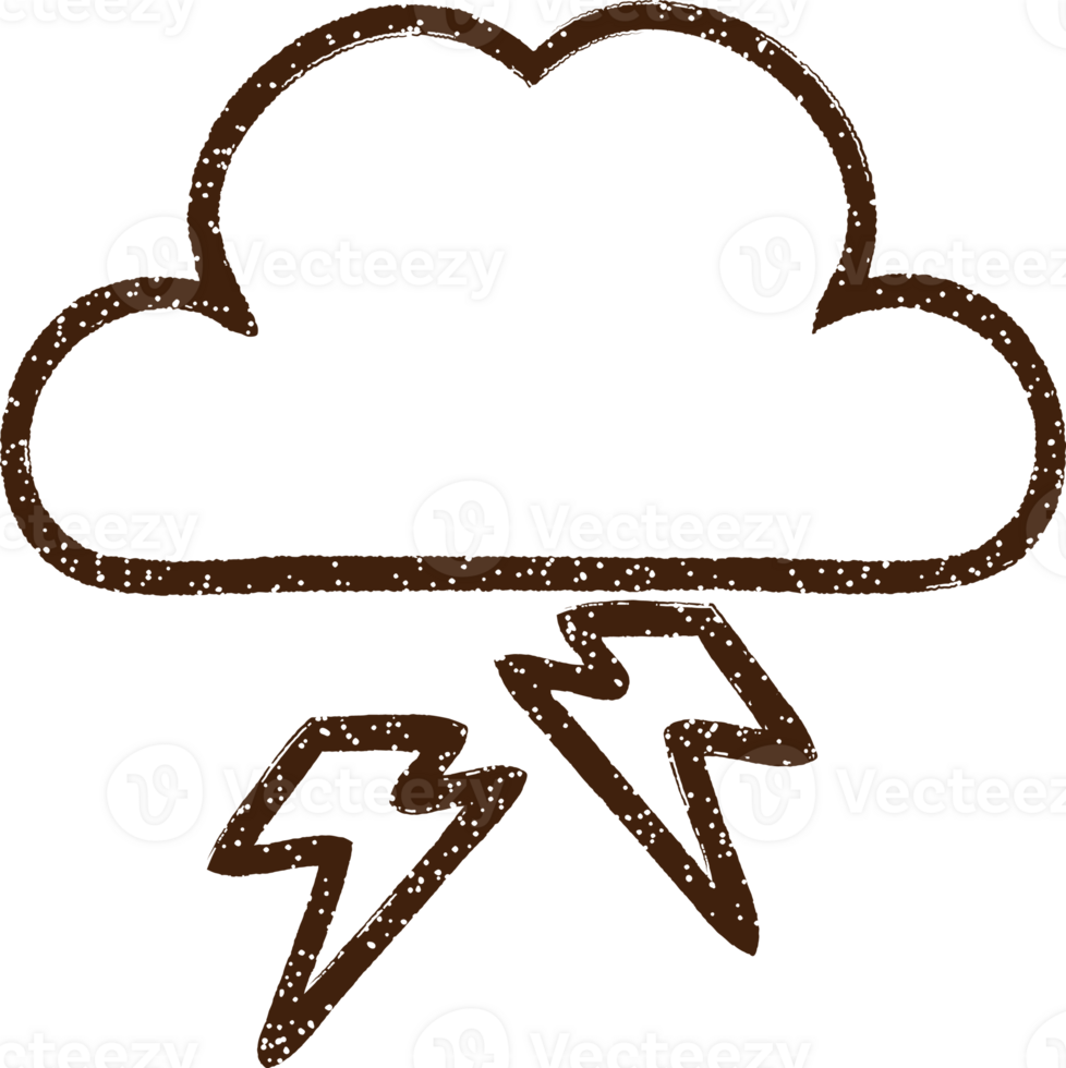 Cloud Charcoal Drawing png