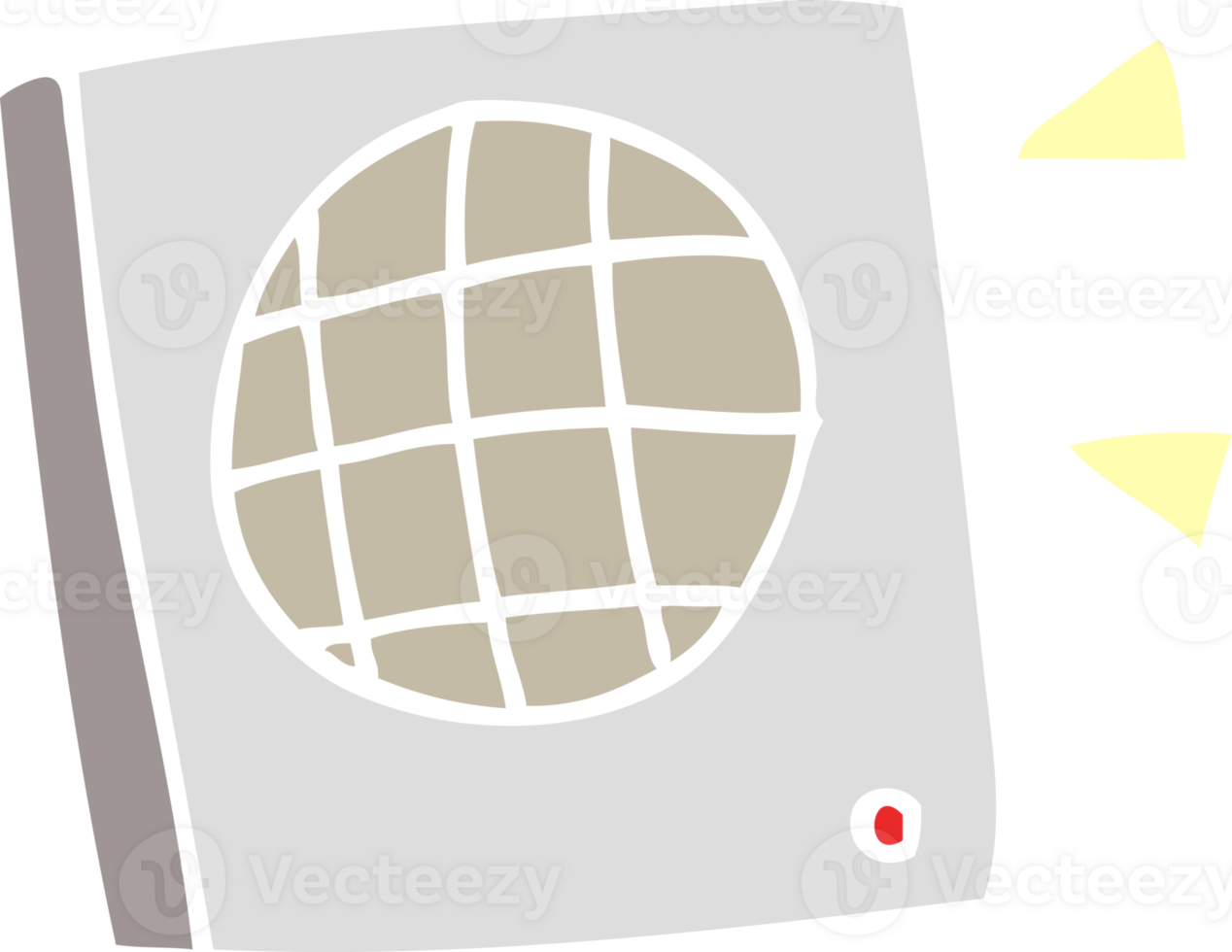 flat color style cartoon speaker png