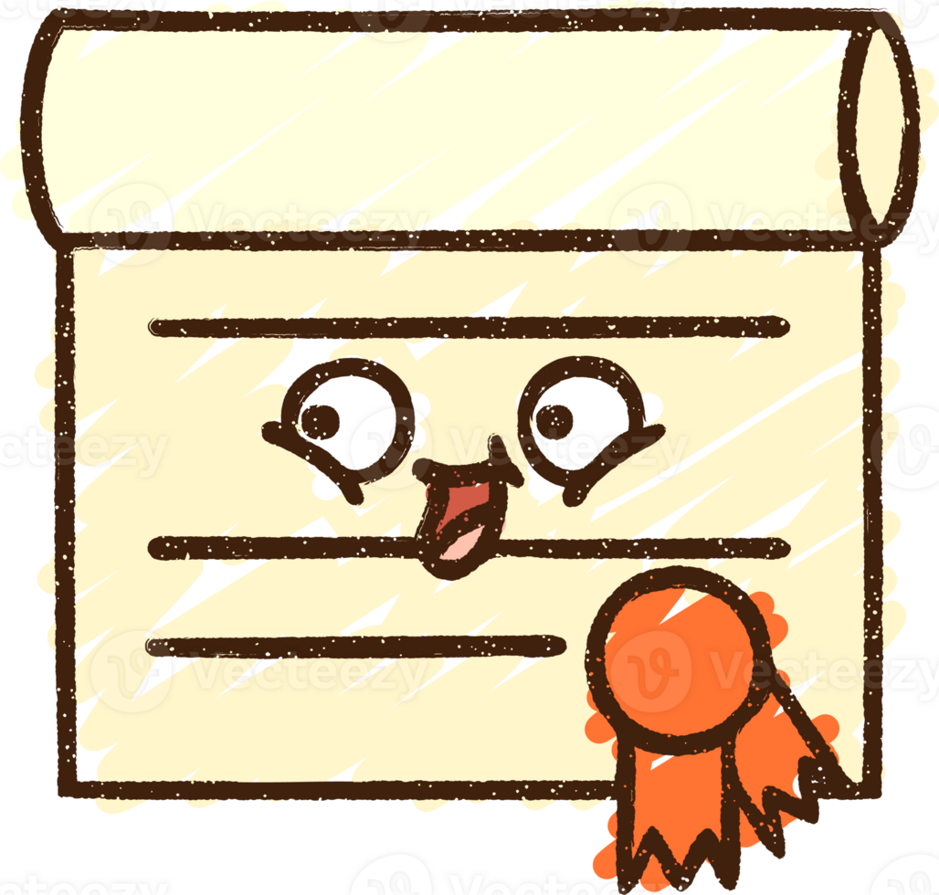 Certificate Chalk Drawing png