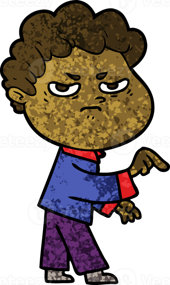 cartoon angry man png