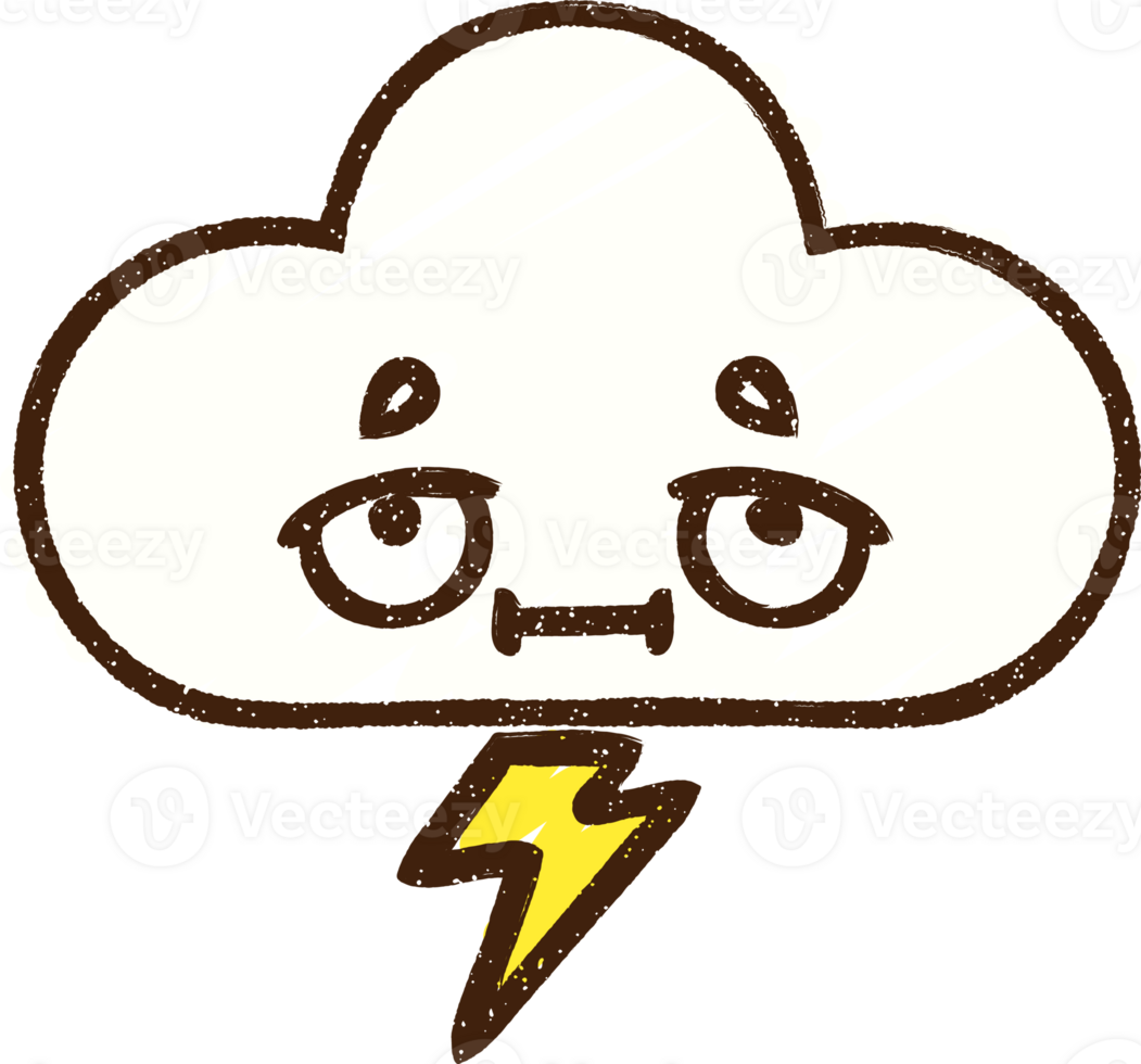 Cloud Chalk Drawing png