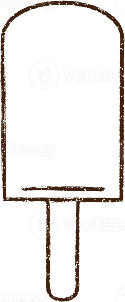 Ice Lolly Charcoal Drawing png
