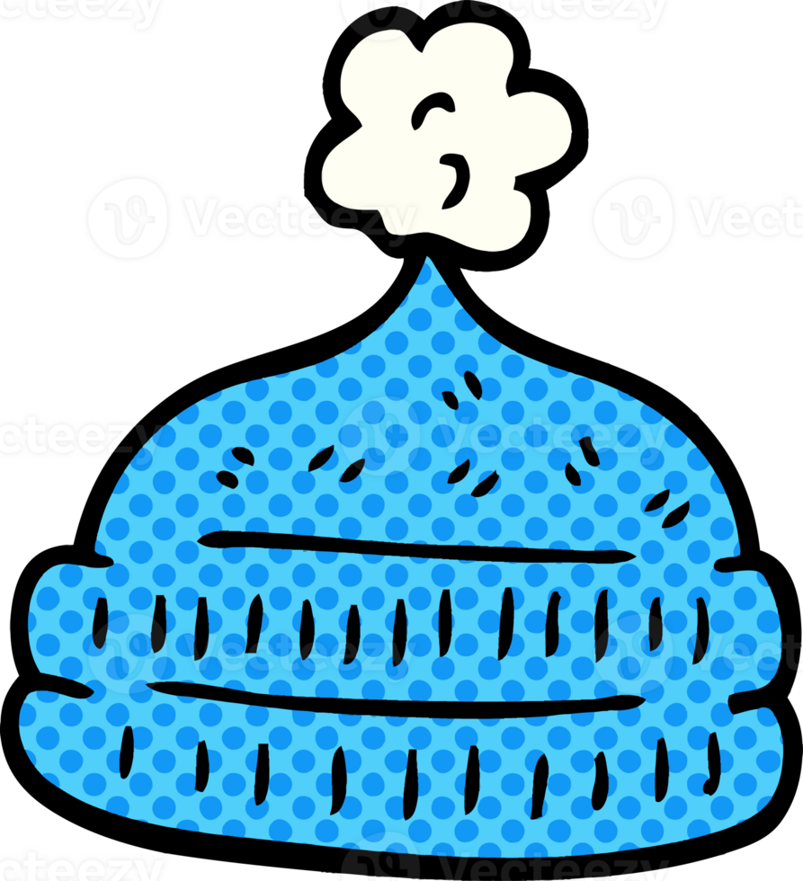 cartoon doodle winter hats png