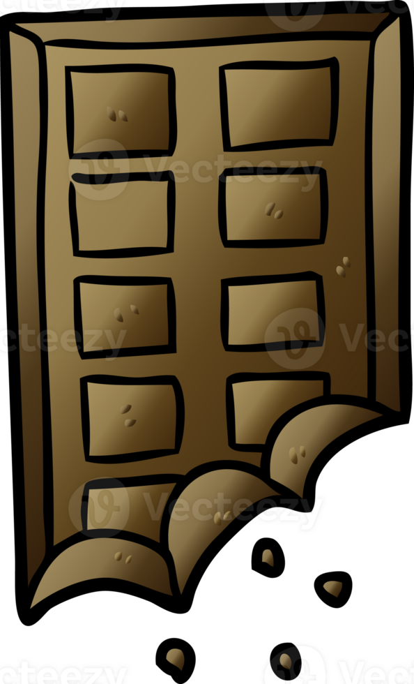 cartoon bar of chocolate png