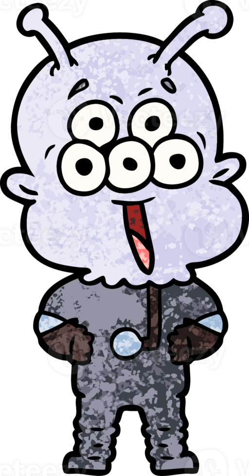 happy cartoon alien png