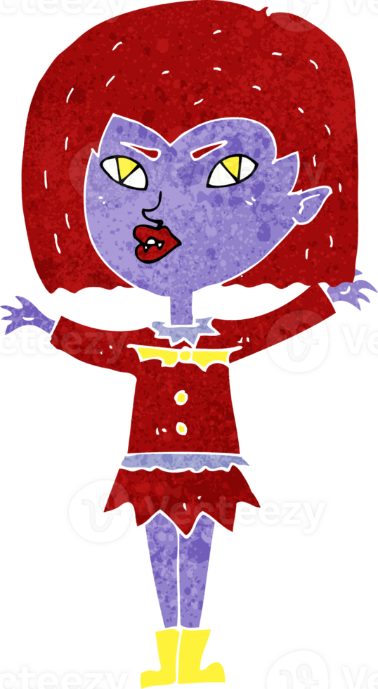 cartoon vampire girl png