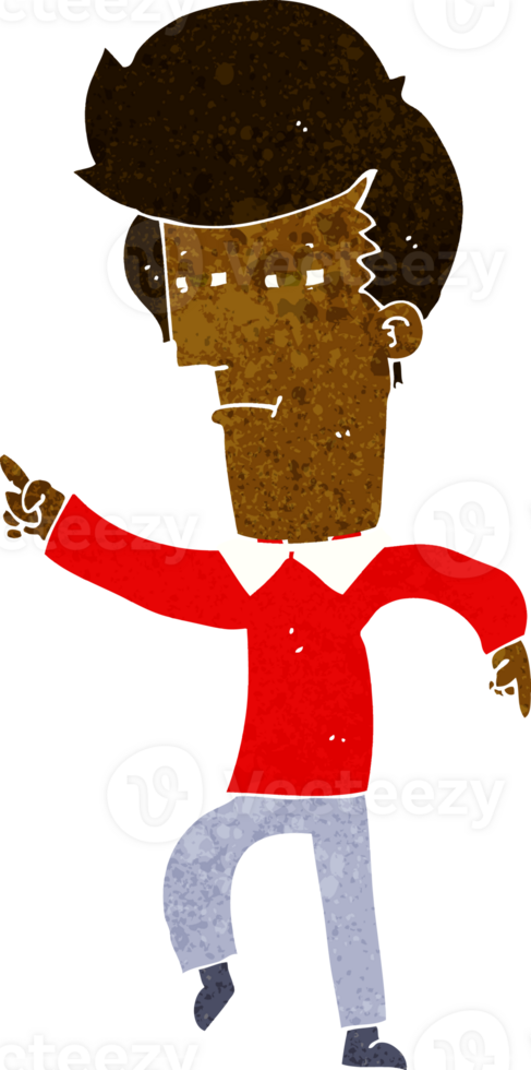 cartoon man accusing png