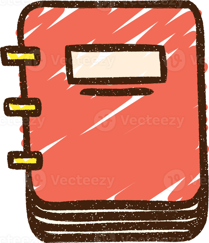 Notebook Chalk Drawing png
