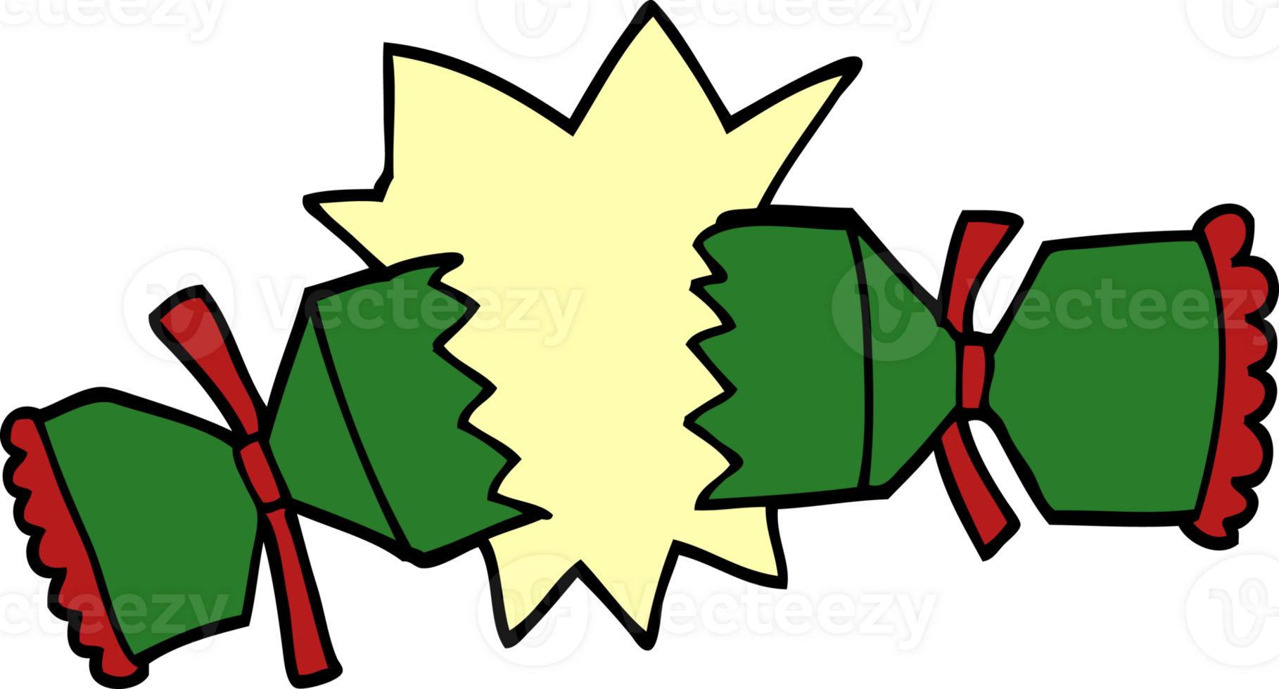 cartoon doodle exploding cracker png