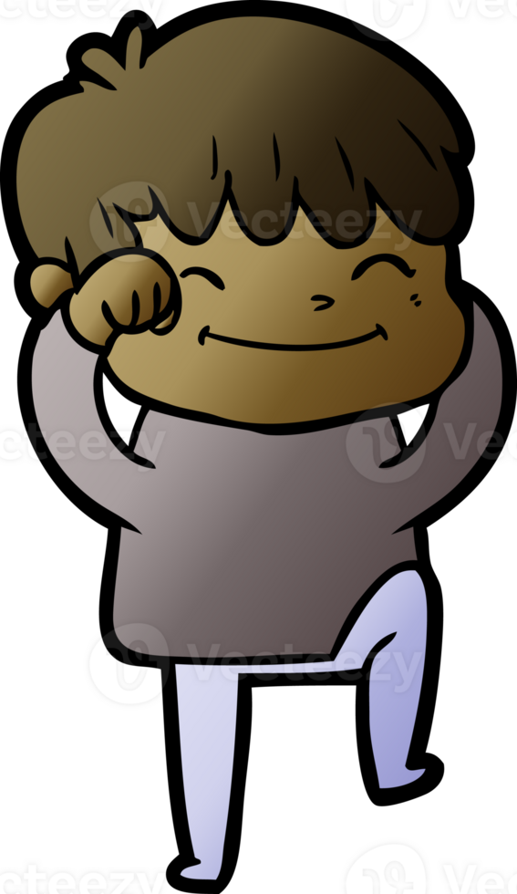 cartoon happy boy png