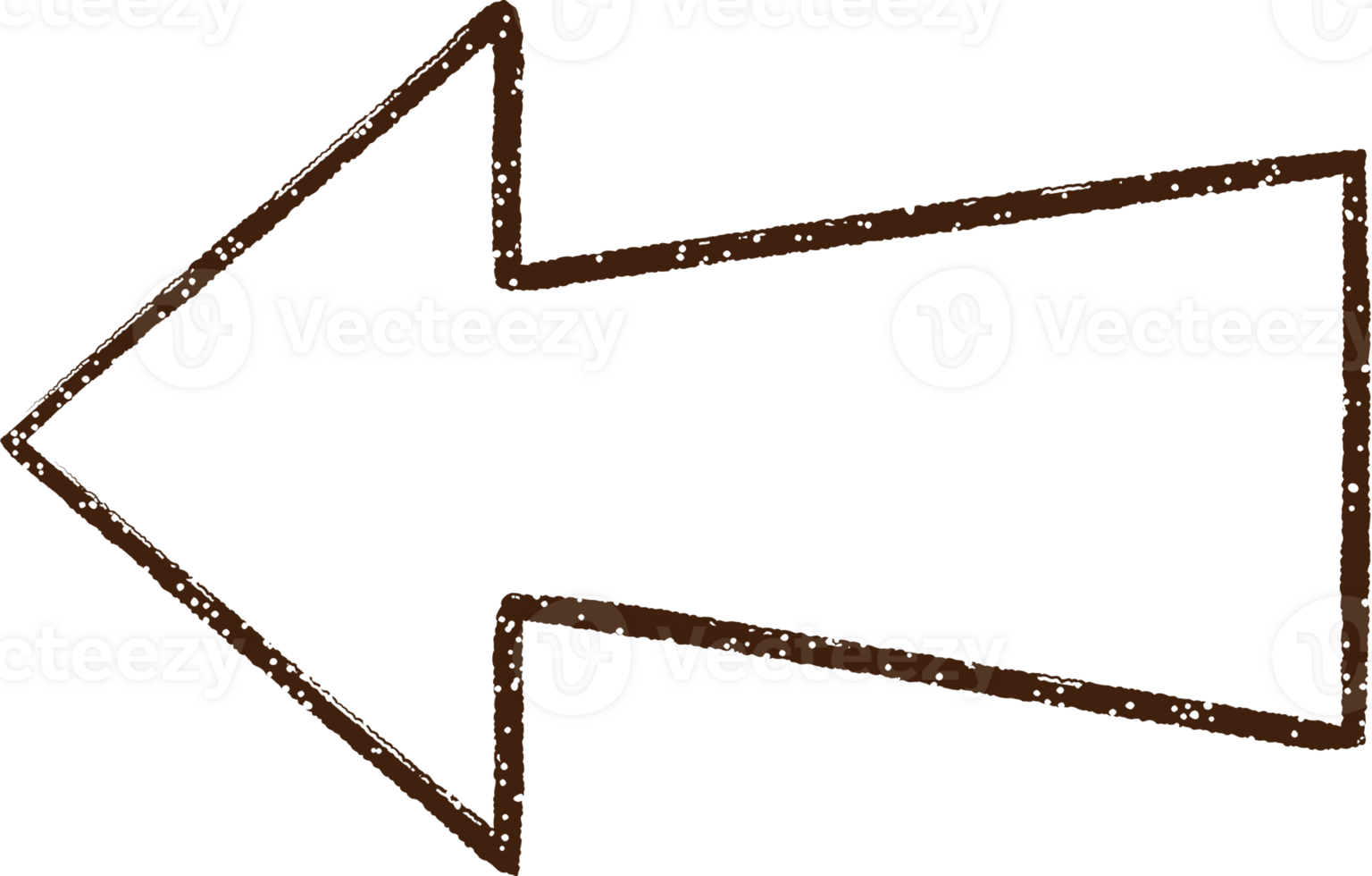 Pointing Arrow Charcoal Drawing png