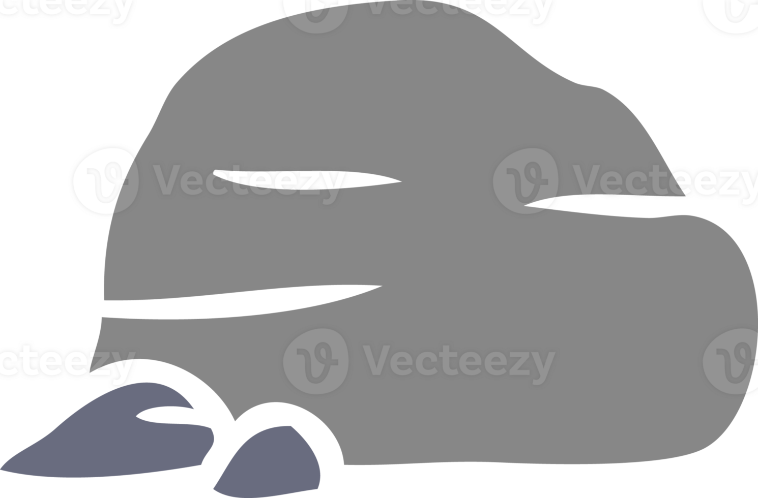 hand drawn cartoon doodle of stone and pebbles png