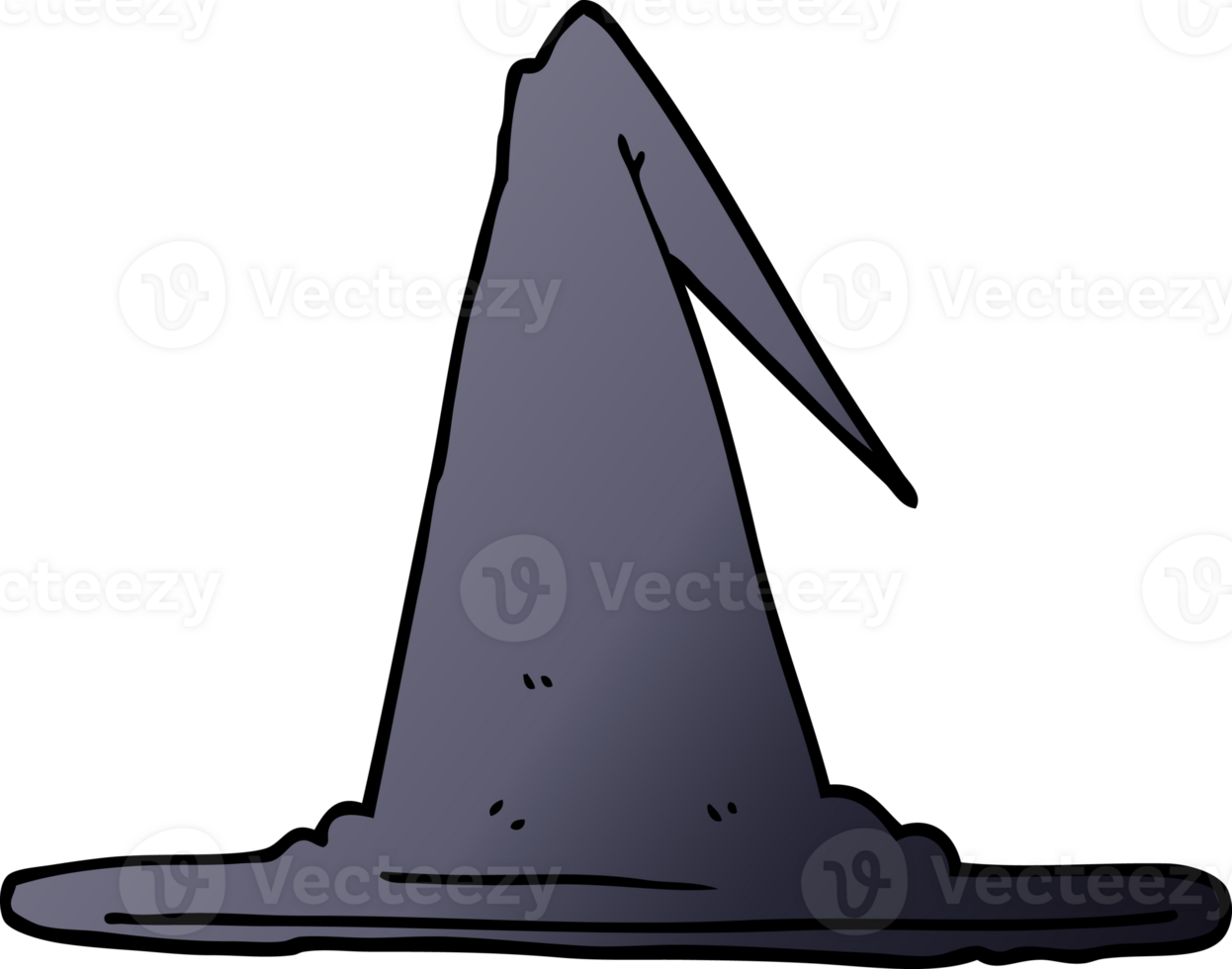 cartoon doodle witch hat png
