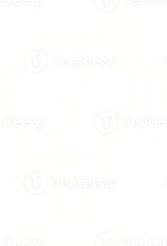 Geography Globe Chalk Drawing png