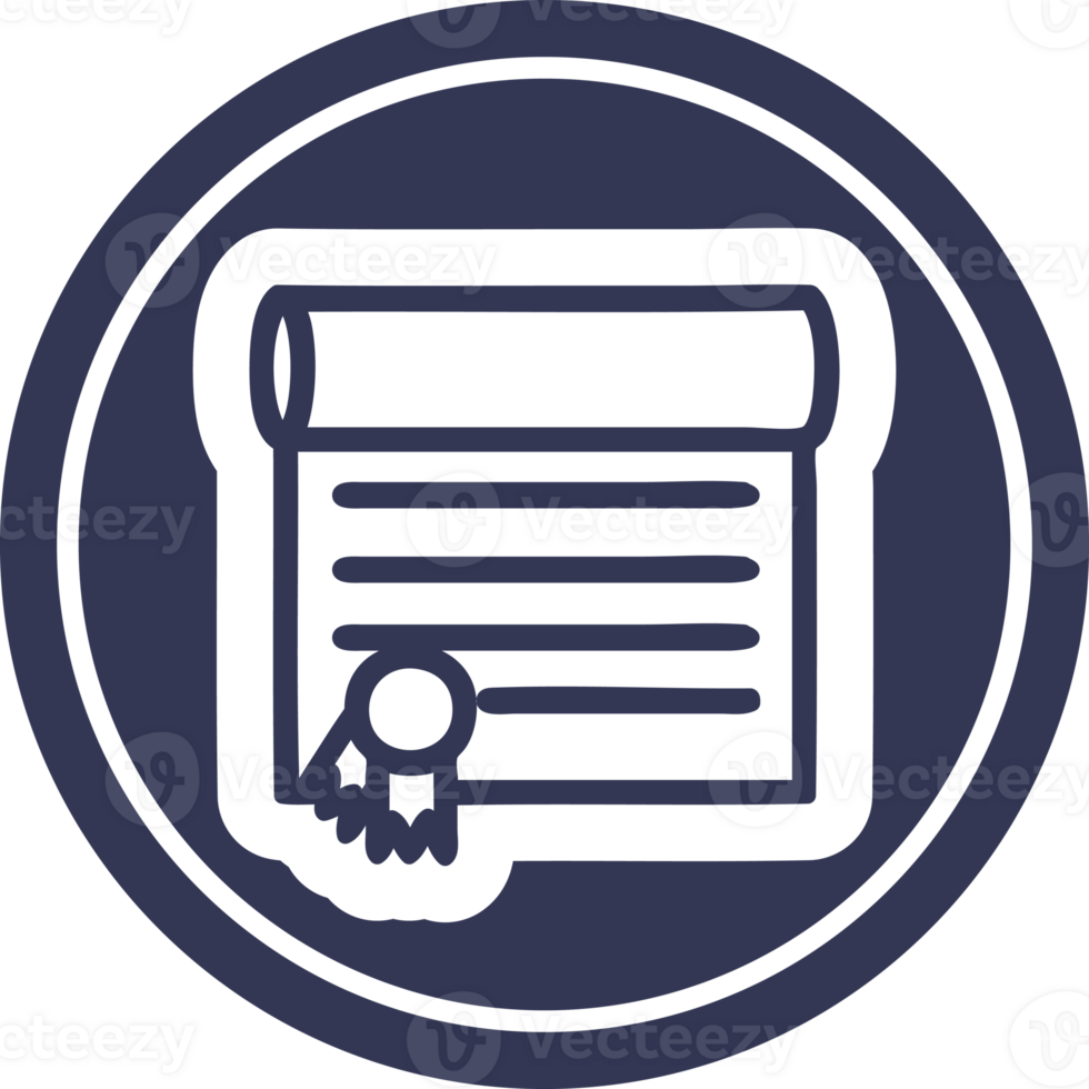 diploma certificate icon symbol png