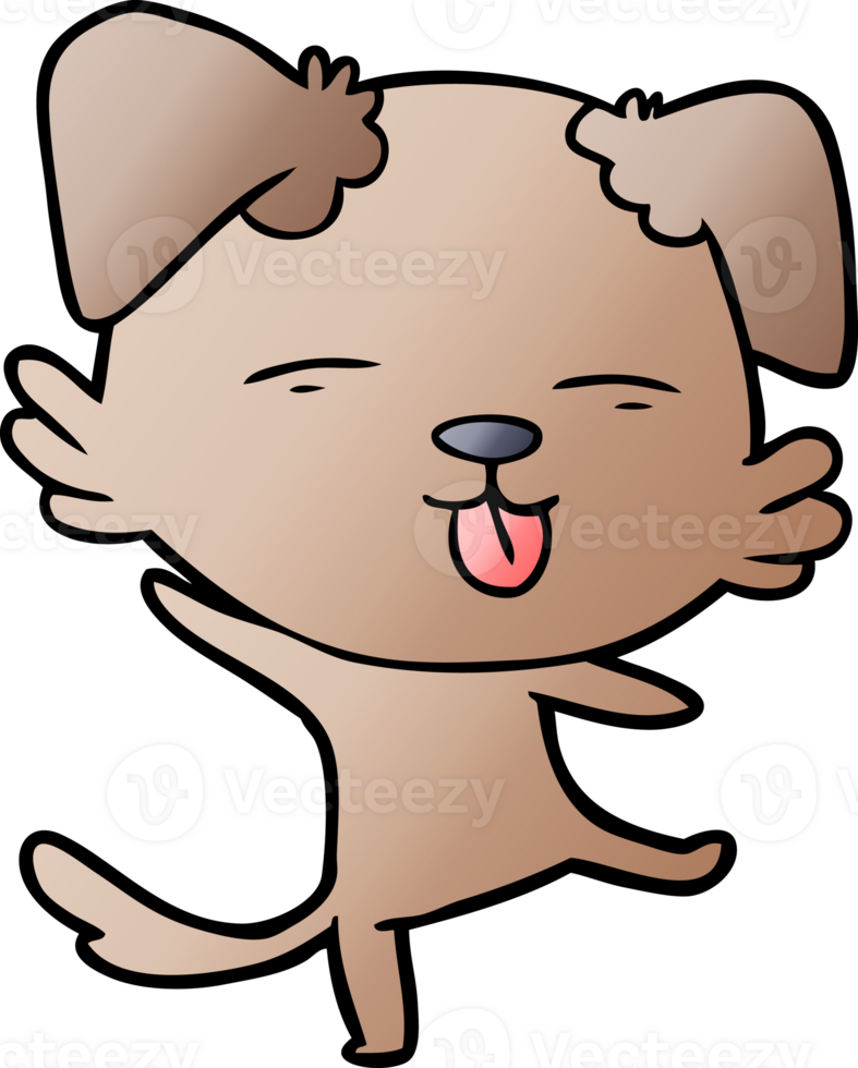 cartoon dancing dog png