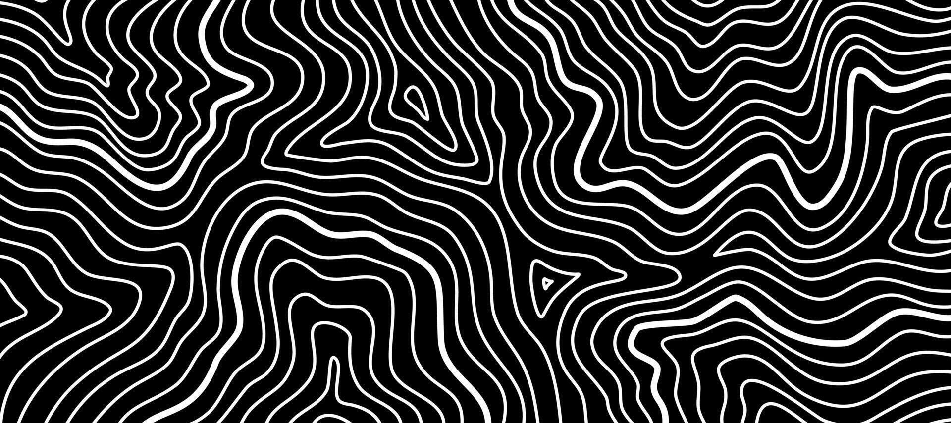 Wavy Contour background. Topographic contour background. contour lines background. Topographic map background. Abstract wavy background. vector
