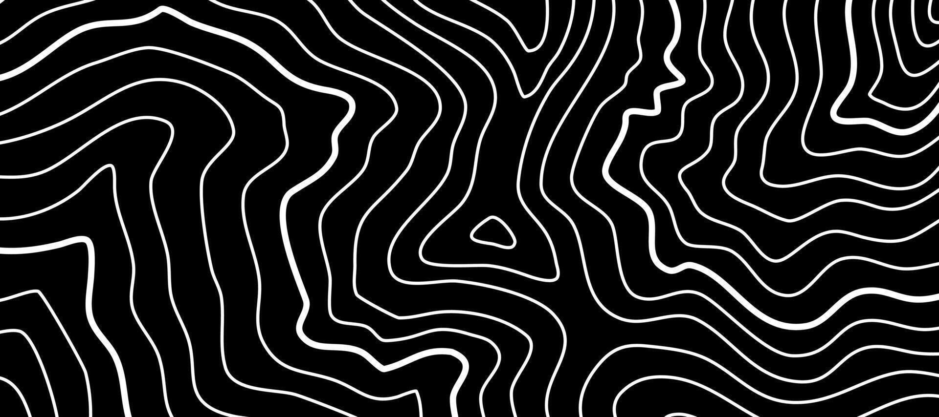 Wavy Contour background. Topographic contour background. contour lines background. Topographic map background. Abstract wavy background. vector
