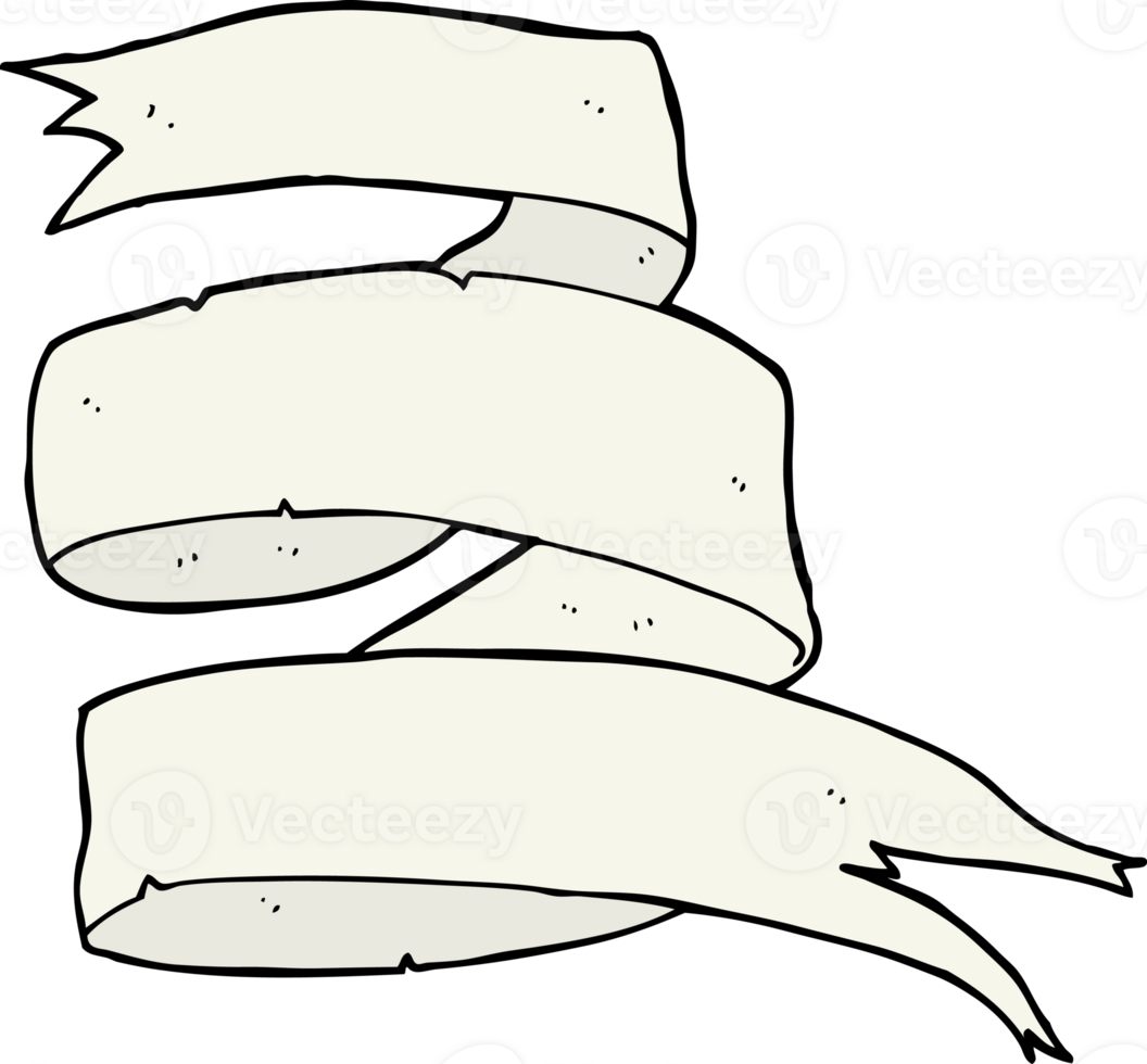 old scroll banner cartoon png