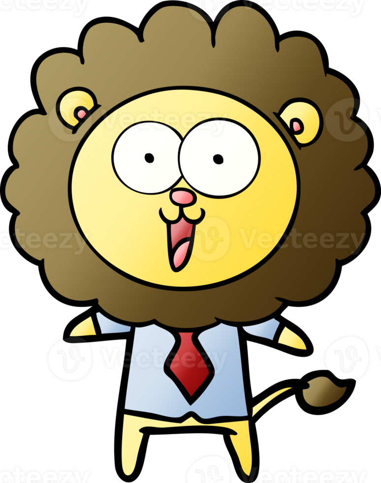 happy cartoon lion png