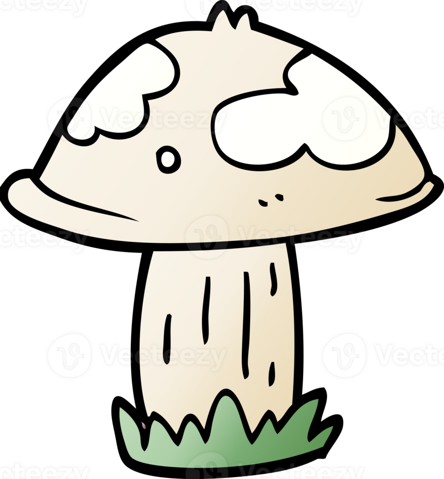 cartoon doodle wild mushroom png