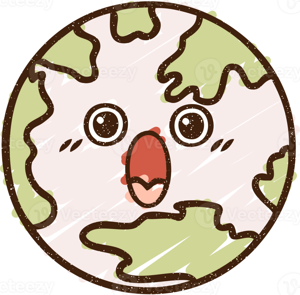 Earth Chalk Drawing png