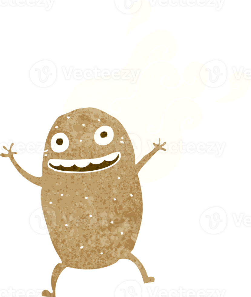 cartoon happy potato png