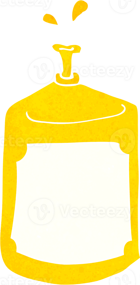 cartoon squirting bottle png