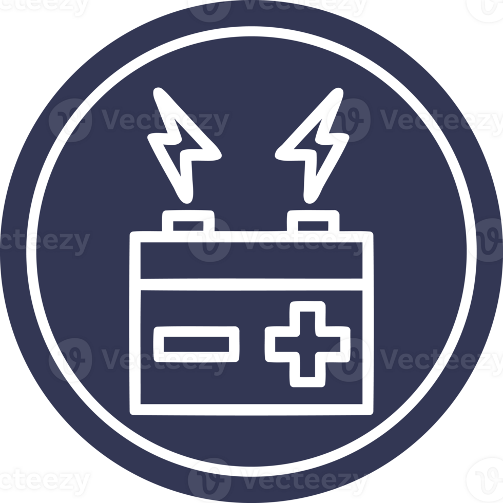 battery circular icon symbol png