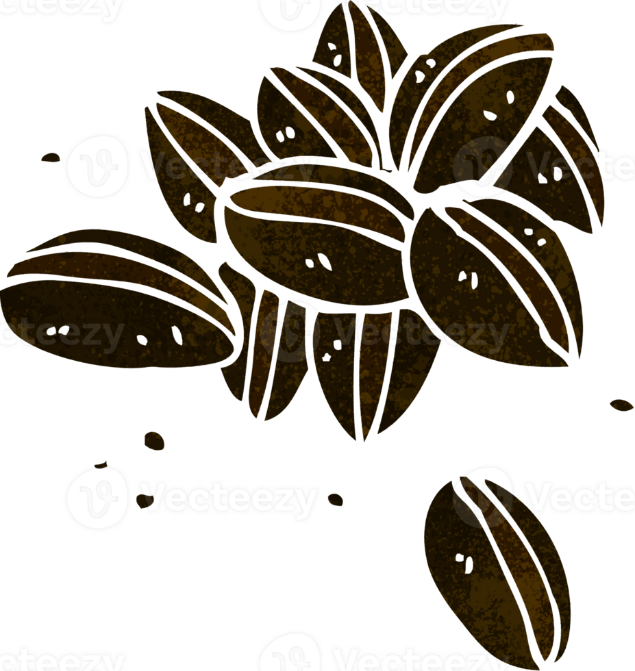 cartoon coffee beans png