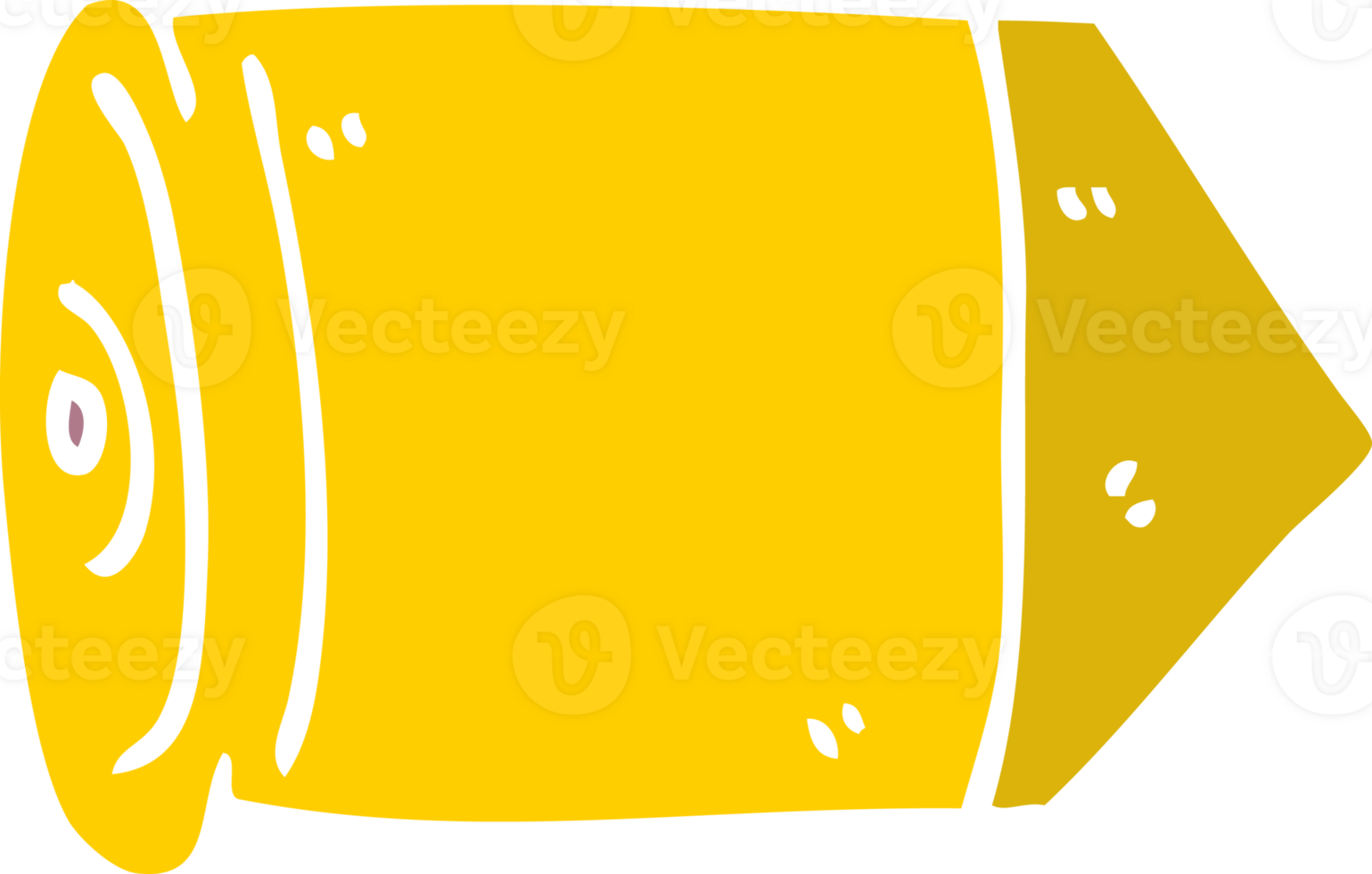 cartoon doodle golden bullet png