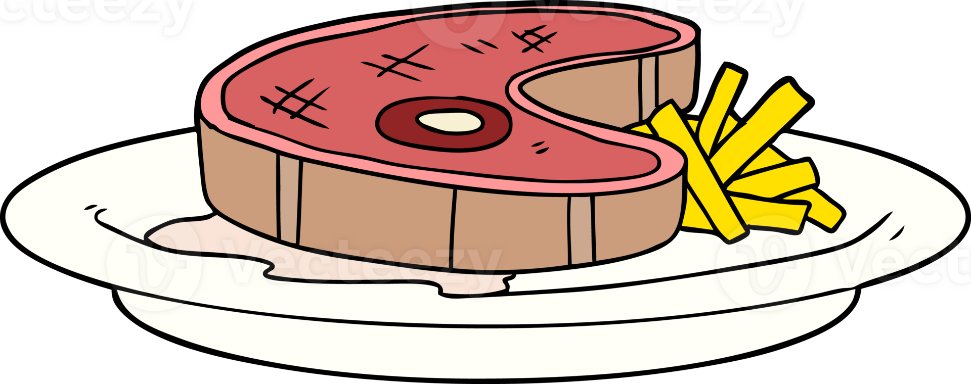 cartoon steak dinner png