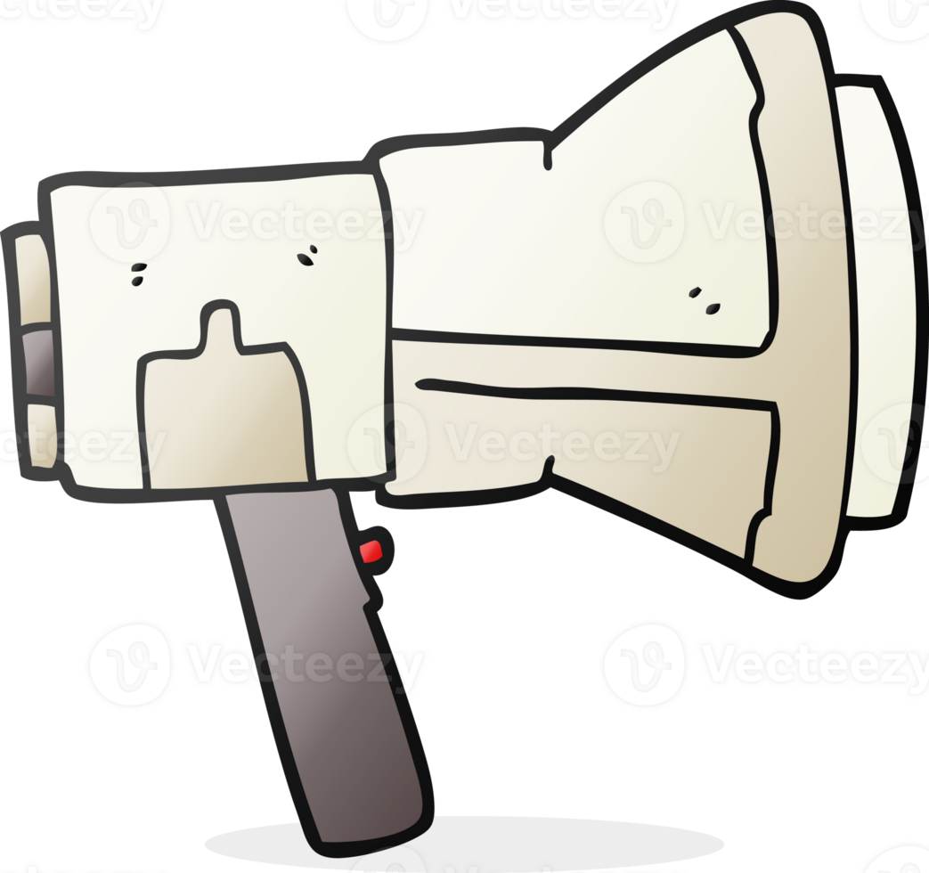 hand drawn cartoon megaphone png