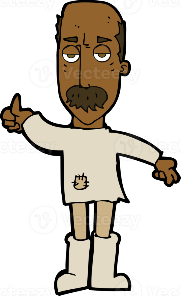 cartoon annoyed old man png