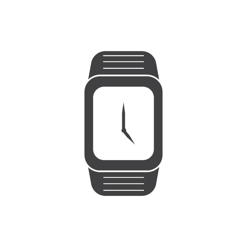 Clock and time icon vector
