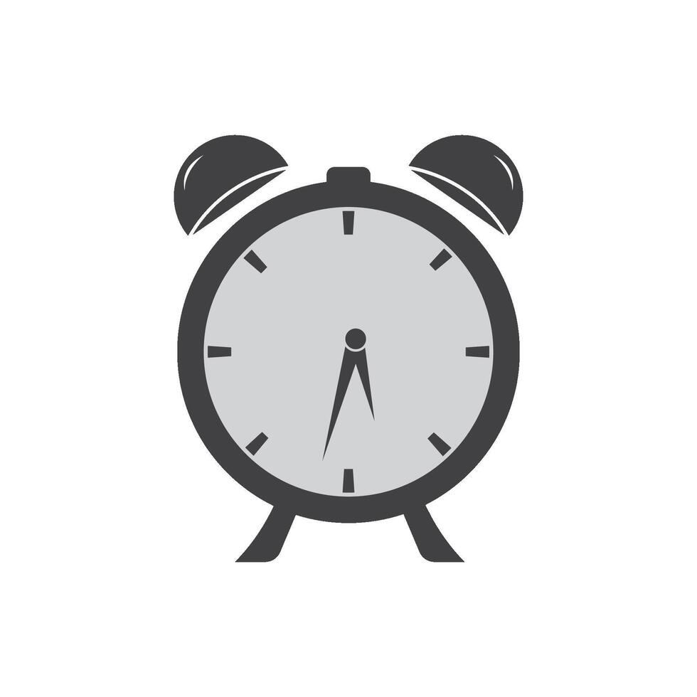 Clock and time icon vector