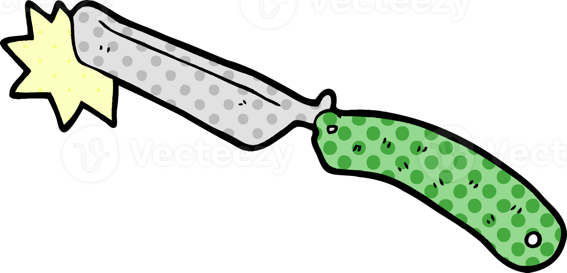 cartoon sharp razor png