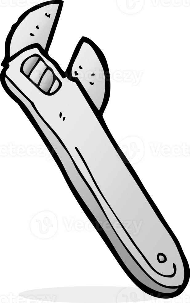 cartoon adjustable spanner png