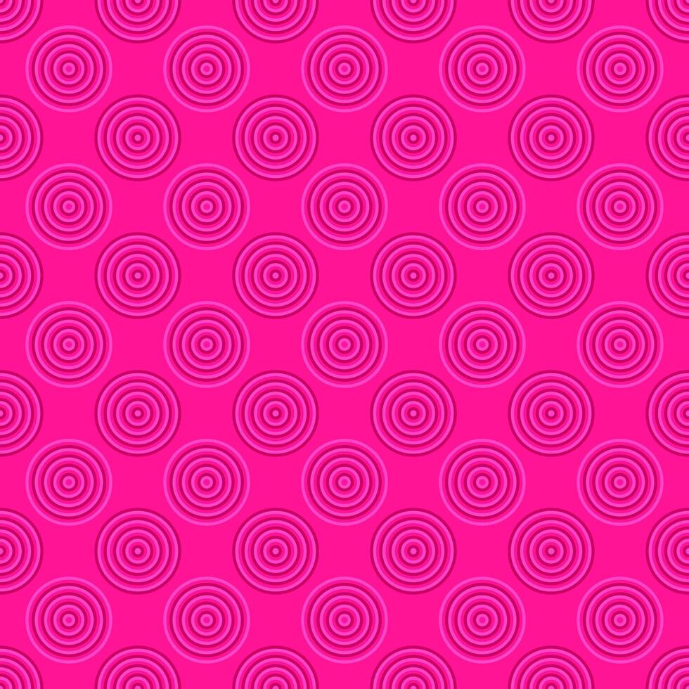 Seamless abstract circle pattern design background - color illustration vector