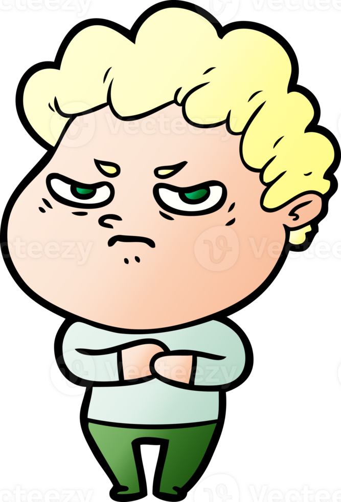 cartoon angry man png